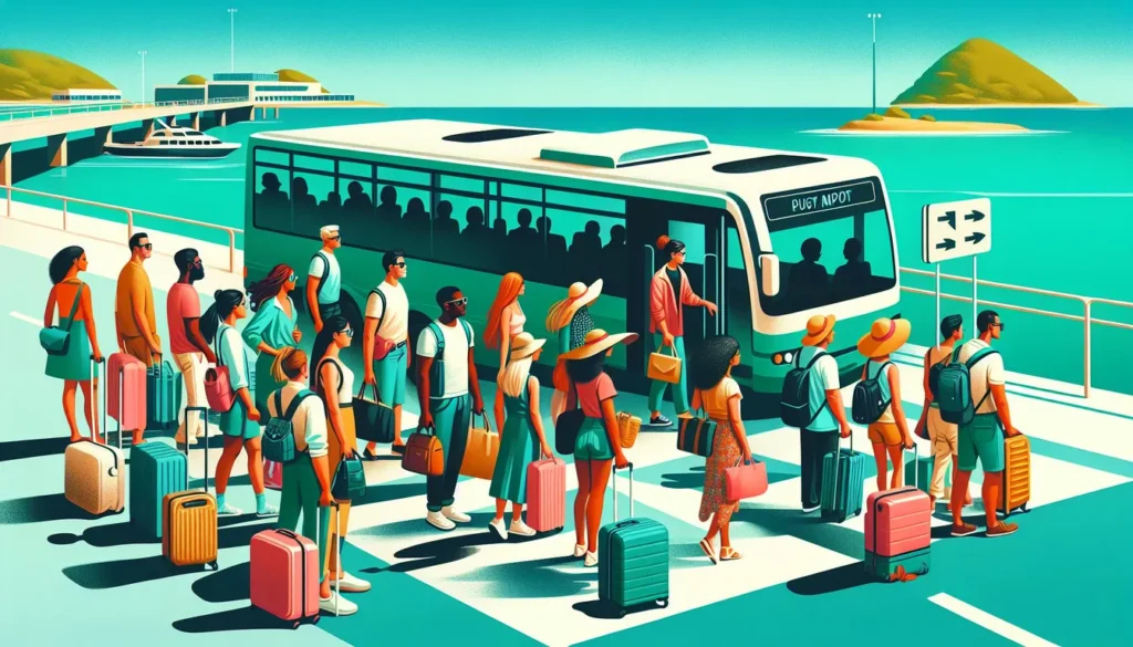 오키나와 여행, 나하공항-호텔 무료 셔틀버스 안내