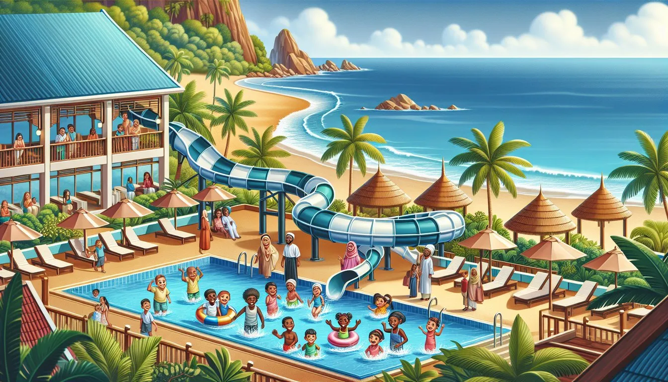 메리어트 리조트 & 스파 (Okinawa Marriott Resort & Spa) 오키나와 – 워터슬라이드 풀장, 아이 동반 가족 호평