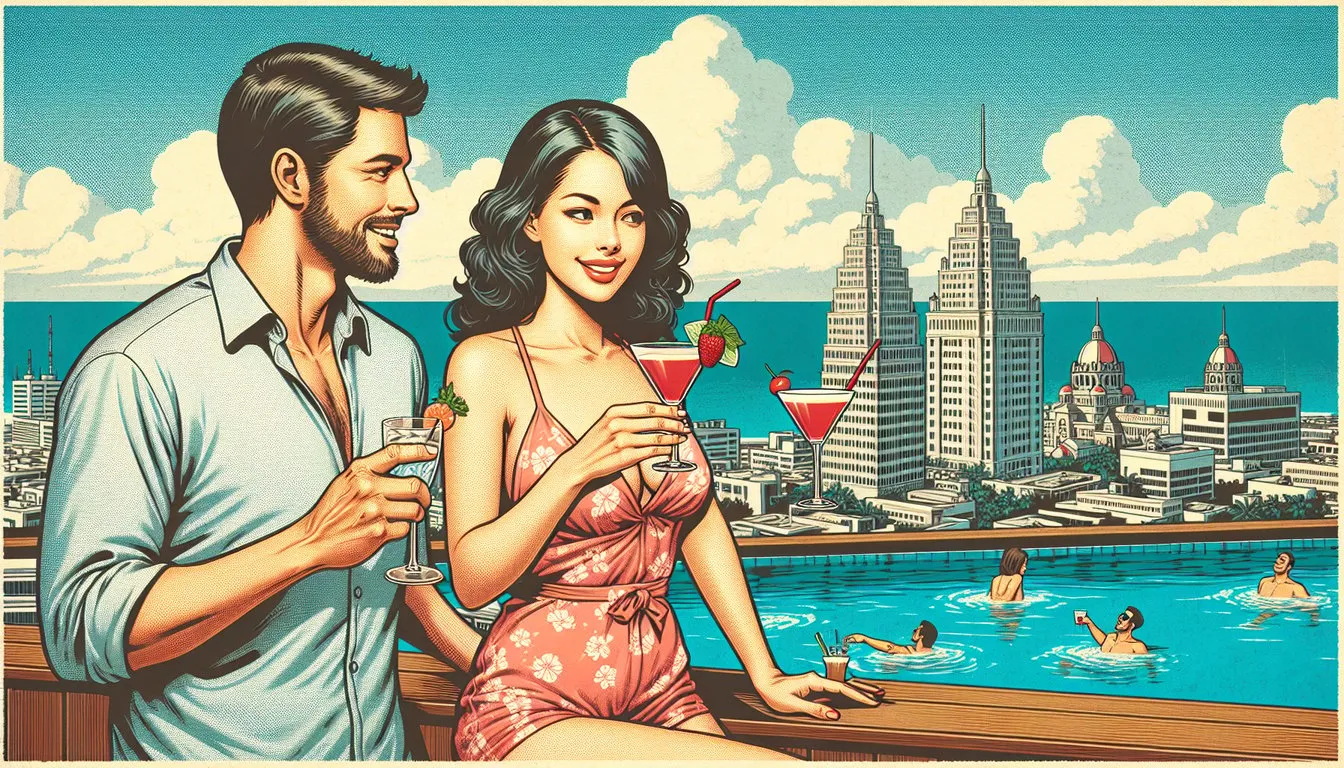 호텔 컬렉티브 나하 (Hotel Collective Naha) 오키나와 – 국제거리 한복판, 루프톱 풀바+모던 디자인